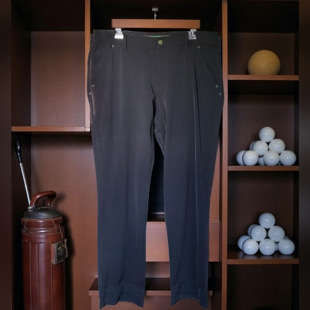 ALBERTO Rookie Golf Pants Black 3x Dry Cooler Modern Fit Sz 52(US 36x32)